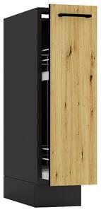 Szafka cargo 20 cm grafit + dąb artisan B5-K76