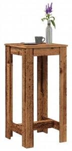 Stolik barowy, stare drewno, 51x50x103,5cm