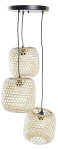 Emaga Lampa Sufitowa DKD Home Decor Czarny Brązowy 220 V 50 W (43 x 43 x 100 cm)