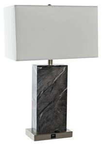 Emaga Lampa stołowa DKD Home Decor Czarny Marmur 220 V 50 W Nowoczesny (38 x 22,5 x 59,5 cm)