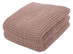 Różowa lekka bawełniana narzuta na łóżko Tiseco Home Studio, 250x260 cm