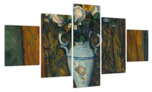 Obraz - Paul Cézanne, Vase of Flowers, reprodukcje (125x70 cm)