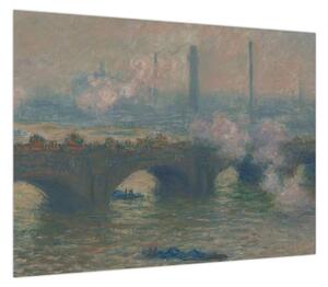 Obraz - Claude Monet, Waterloo Bridge, Gray Day, reprodukcje (70x50 cm)