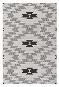 Czarno-biały dywan odpowiedni na zewnątrz Ragami Geo, 80x150 cm