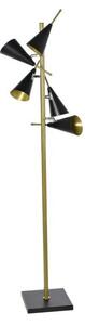 Emaga Lampa Stojąca DKD Home Decor Czarny Złoty Metal Nowoczesny (36 x 36 x 160 cm)