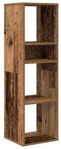 Szafka na książki, stare drewno, 34x31x112 cm