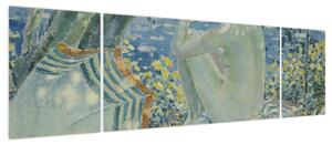 Obraz - Frederick Carl Frieseke, On the Bank, reprodukcje (170x50 cm)