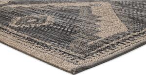 Szary dywan zewnętrzny Universal Devi Ethnic, 80x150 cm