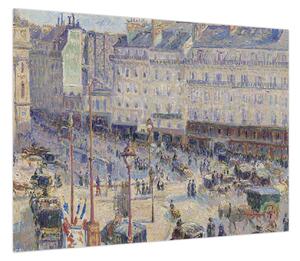Obraz - Camille Pissarro, The Place du Havre, reprodukcje (70x50 cm)