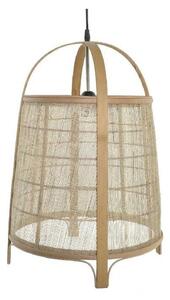 Emaga Lampa Sufitowa DKD Home Decor Brązowy Płótno Bambus (38 x 38 x 56 cm)