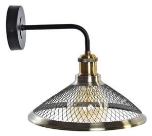 Emaga Lampa ścienna DKD Home Decor Czarny Złoty Metal 220 V 50 W (27 x 28 x 28 cm)