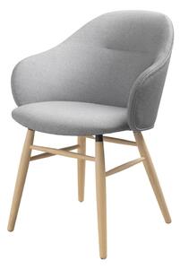 Szare krzesło do jadalni Unique Furniture Teno Oak