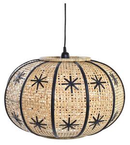 Emaga Lampa Sufitowa DKD Home Decor Naturalny Czarny 50 W (50 x 50 x 31 cm)