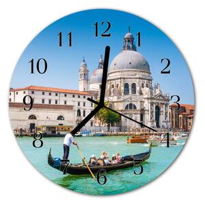 Zegar szklany okrągły Wenecja