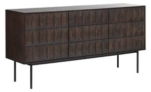 Brązowa komoda Unique Furniture Latina, dł. 160 cm