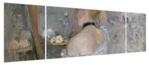 Obraz - Berthe Morisot, Woman at Her Toilette, reprodukcje (170x50 cm)