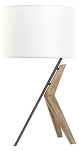 Emaga Lampa stołowa DKD Home Decor Biały Brązowy Czarny Poliester Metal Dub 220 V 50 W (35 x 35 x 54 cm)