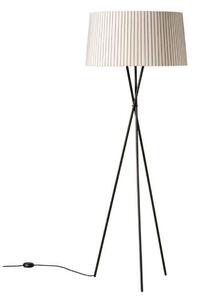 Lampa Podłogowa Santa & Cole, ściemnialny, czarny, salon, metal