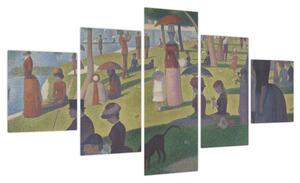 Obraz - Georges Seurat, A Sunday on La Grande Jatte, reprodukcje (125x70 cm)