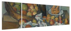 Obraz - Paul Cezanne, The Basket of Apples, reprodukcje (170x50 cm)