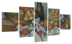 Obraz - Paul Cezanne, The Basket of Apples, reprodukcje (125x70 cm)