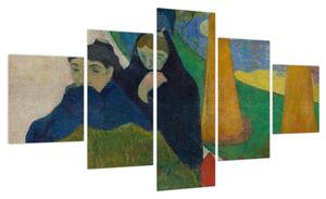 Obraz - Paul Gauguin, Arlésiennes (Mistral) , reprodukcje (125x70 cm)
