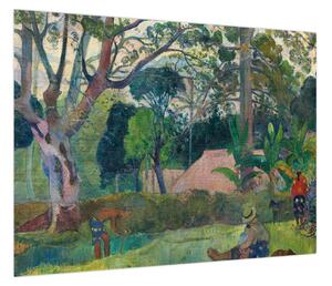 Obraz - Paul Gauguin, Te raau rahi (The Big Tree), reprodukcje (70x50 cm)