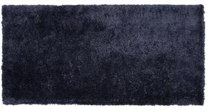 Dywan shaggy puszysty długie włosie do salonu 80x150 cm niebieski Evren Beliani
