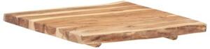 Blat, lite drewno akacjowe, 58x(50-60)x3,8 cm