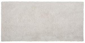 Dywan shaggy puszysty długie włosie do salonu 80x150 cm biały Evren Beliani