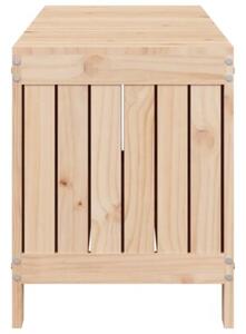 Skrzynia ogrodowa, 108x42,5x54 cm, lite drewno sosnowe
