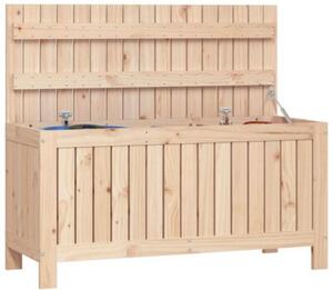 Skrzynia ogrodowa, 108x42,5x54 cm, lite drewno sosnowe
