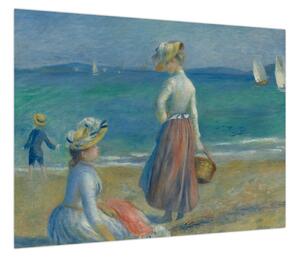 Obraz - Auguste Renoir, Figures on the Beach, reprodukcje (70x50 cm)