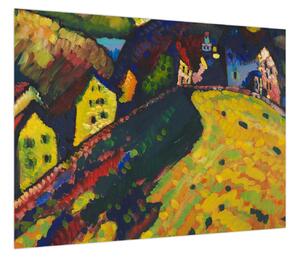 Obraz - Vasily Kandinsky, Houses at Murnau, reprodukcje (70x50 cm)