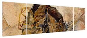 Obraz - Vincent van Gogh, Shoes, reprodukcje (170x50 cm)