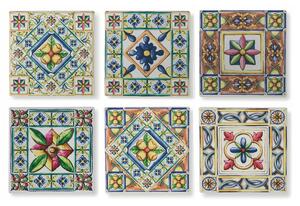 Zestaw 6 keramických podkładek Villa d'Este Costiera