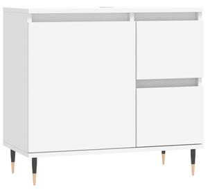 Szafka łazienkowa, biała, 65x33x60 cm, materiał drewnopochodny
