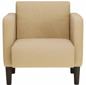 Sofa fotel z podÅokietnikami szarozielony 54 cm