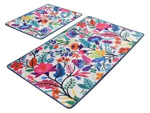 Zestaw 2 prostokątnych dywaników łazienkowych Chilai Wild Garden