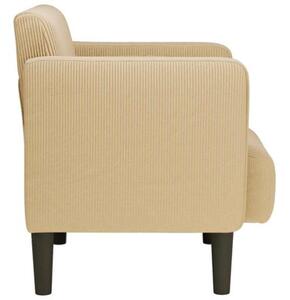 Sofa fotel z podÅokietnikami szarozielony 54 cm