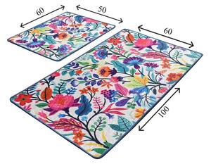 Zestaw 2 prostokątnych dywaników łazienkowych Foutastic Wild Garden