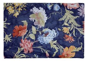 Niebieski dywanik łazienkowy Madre Selva Garden, 60x40 cm