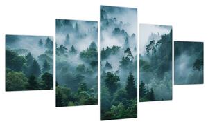 Obraz - Las we mgle (125x70 cm)