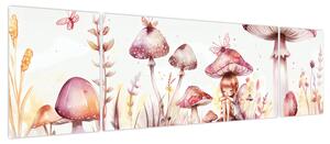 Obraz - Różowa wróżka (170x50 cm)