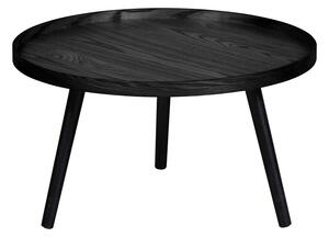 Czarny stolik WOOOD Mesa, Ø 60 cm