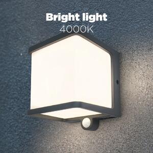 DOBLO 6940101125 kinkiet solarny LED 7,5W 4000K IP54 z czujnikiem ruchu ciemny szary