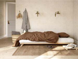 Łóżko jednoosoobowe z drewna sosnowego ze stelażem 90x200 cm Senza – Karup Design
