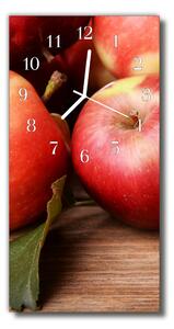 Zegar Szklany Pionowy Kuchnia Jabłko owoc kolorowy