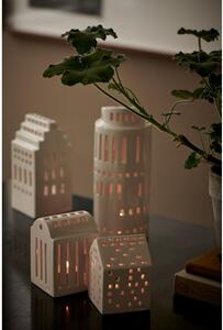 Biały ceramiczny świecznik Kähler Design Urbania Lighthouse Smithy