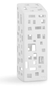 Biały ceramiczny świecznik Kähler Design Urbania Lighthouse High Building
